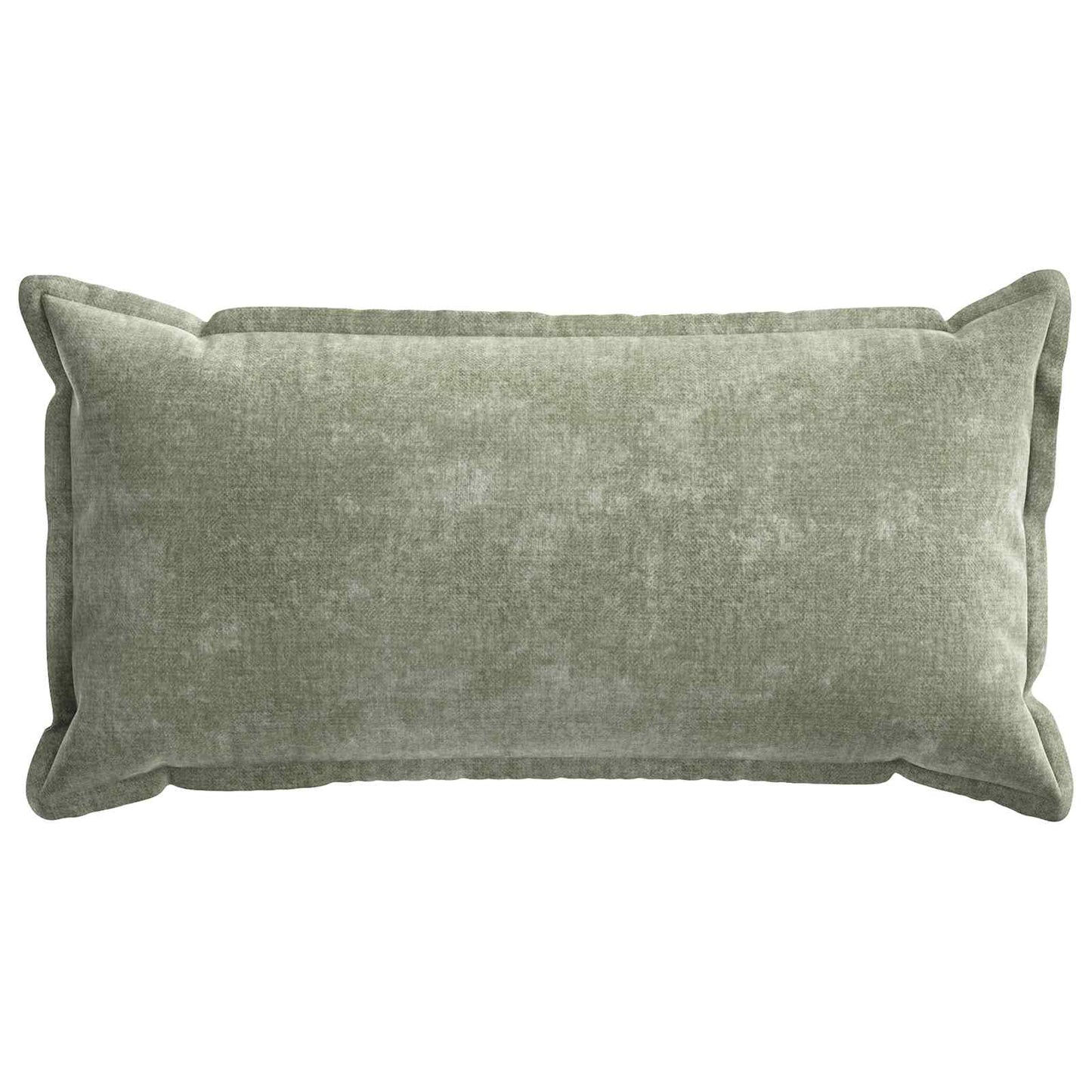 Cushion Cover 12 pcs HOUTEN Green 40 x 80 cm Chenille Fabric