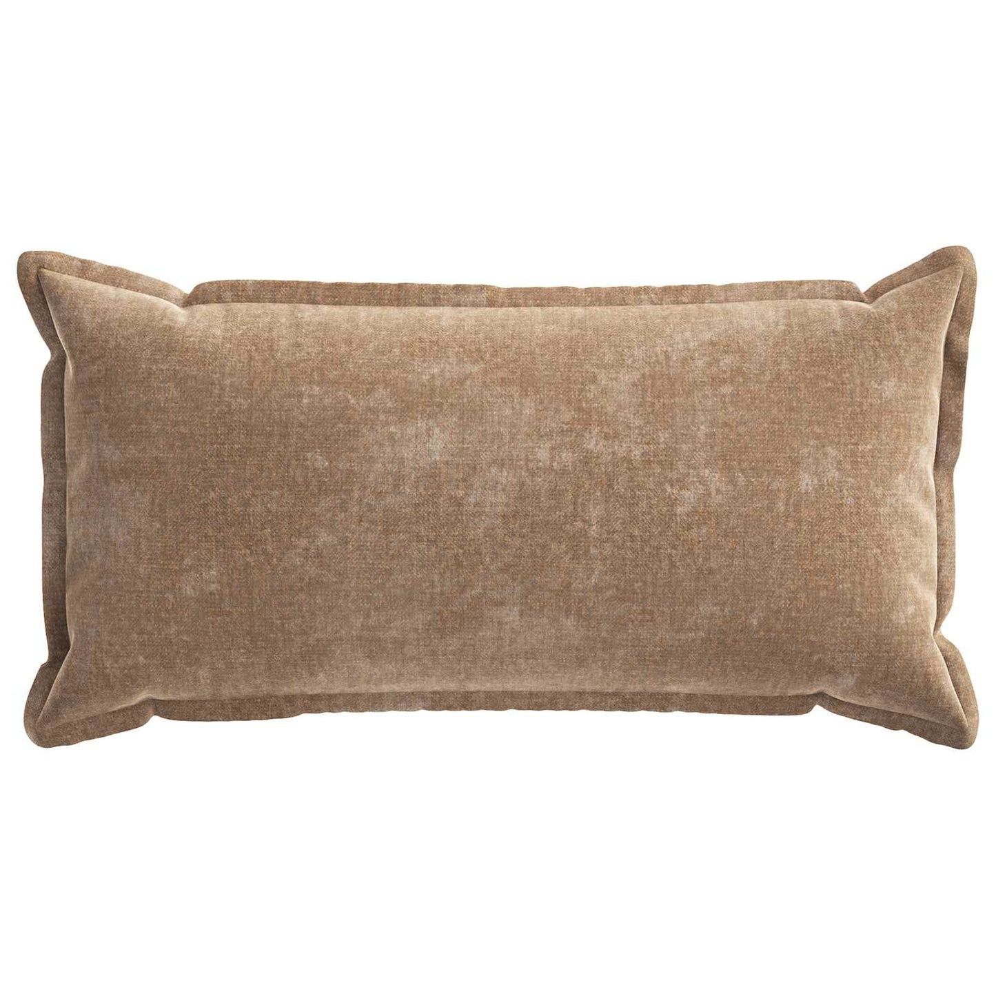 Cushion Cover 2 pcs HOUTEN Brown 40 x 80 cm Chenille Fabric