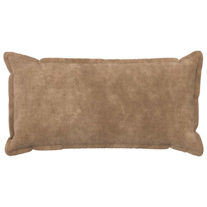 Cushion Cover 6 pcs HOUTEN Taupe 40 x 80 cm Microfiber Fleece