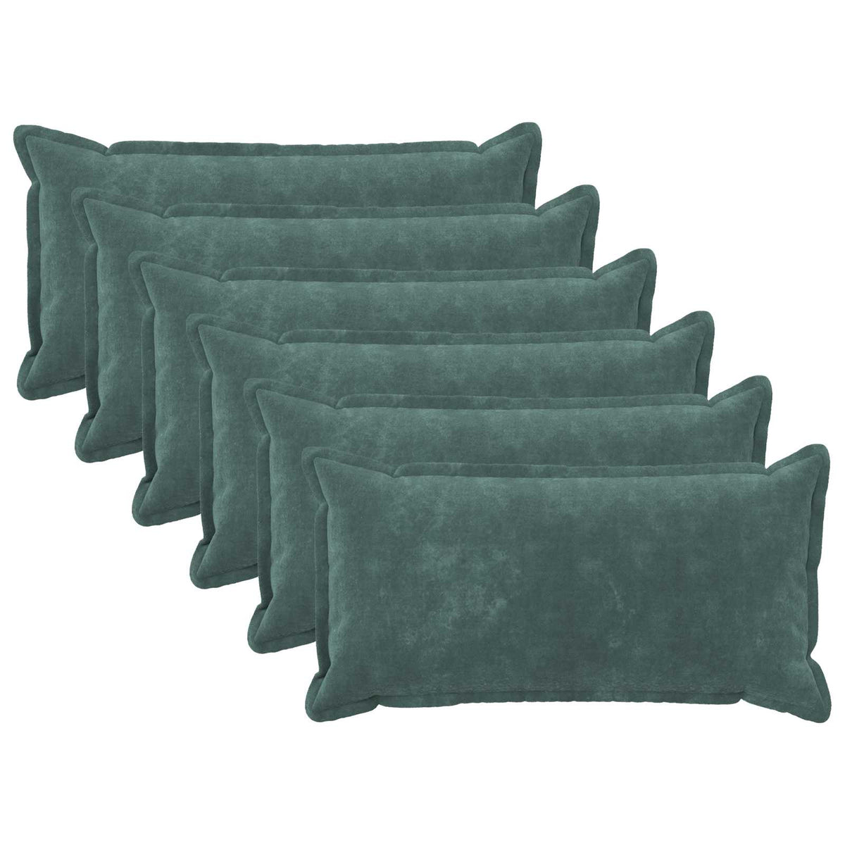 Cushion Cover 6 pcs HOUTEN Sea Blue 40 x 80 cm