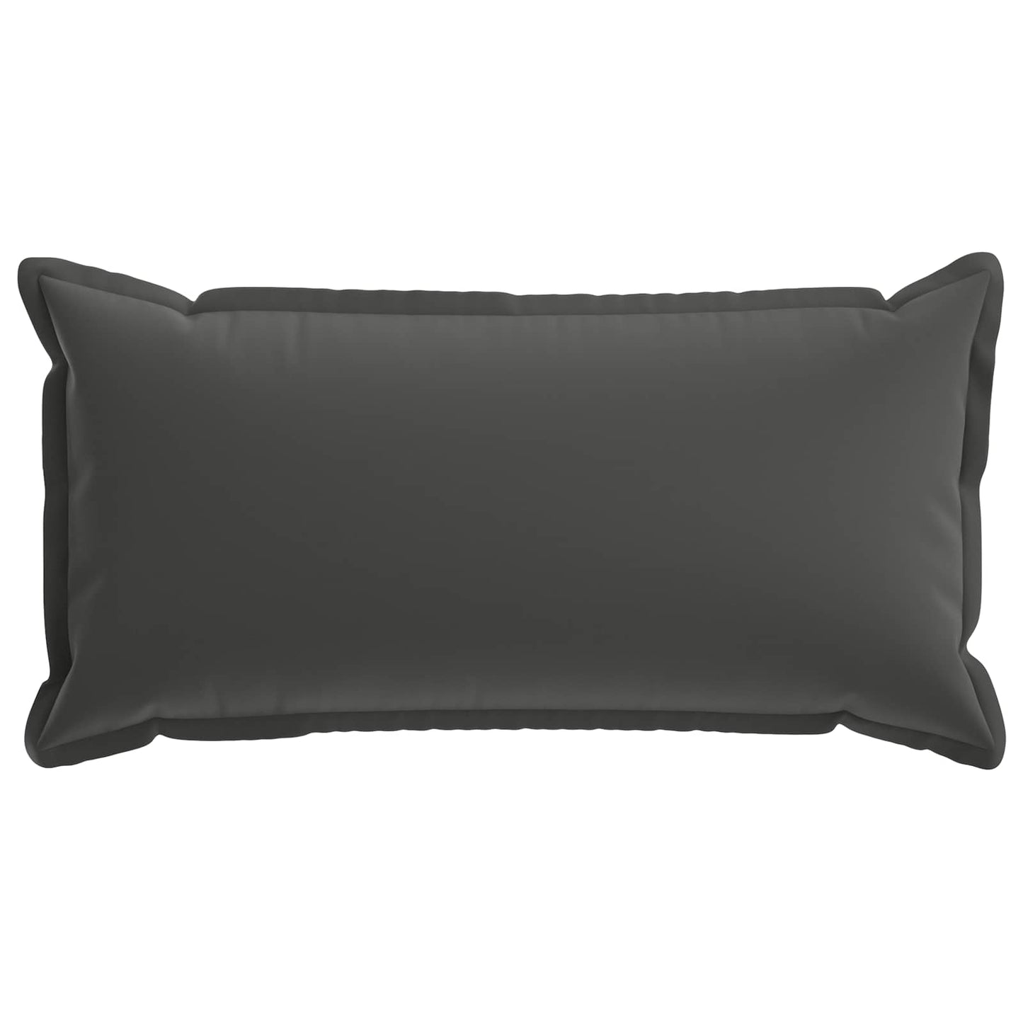 Cushion Cover 2 pcs HOUTEN Anthracite 40 x 80 cm Polyester