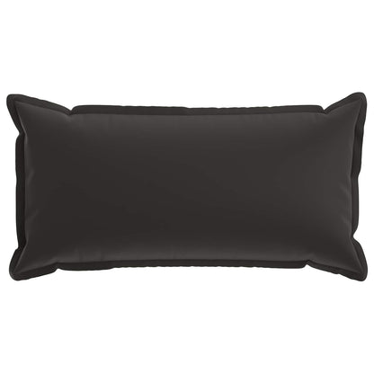 Cushion Cover 12 pcs HOUTEN Black 40 x 80 cm Polyester