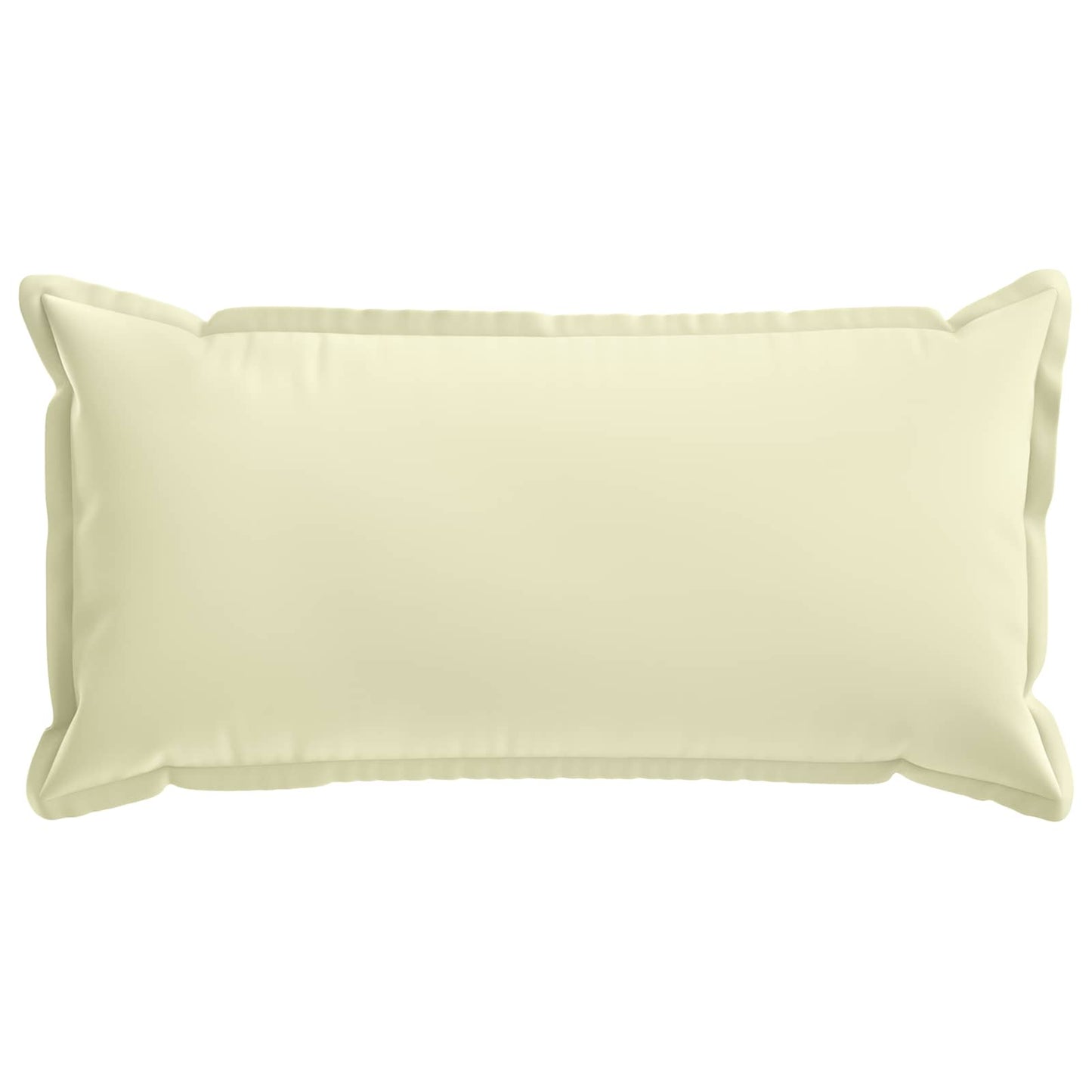 Cushion Cover 2 pcs HOUTEN Cream 40 x 80 cm Polyester