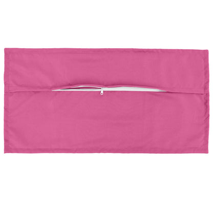 Cushion Cover 2 pcs HOUTEN Pink 40 x 80 cm Polyester
