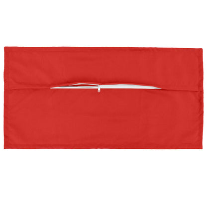Cushion Cover 2 pcs HOUTEN Red 40 x 80 cm Polyester