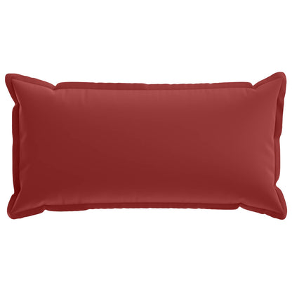 Cushion Cover 12 pcs HOUTEN Wine Red 40 x 80 cm Polyester