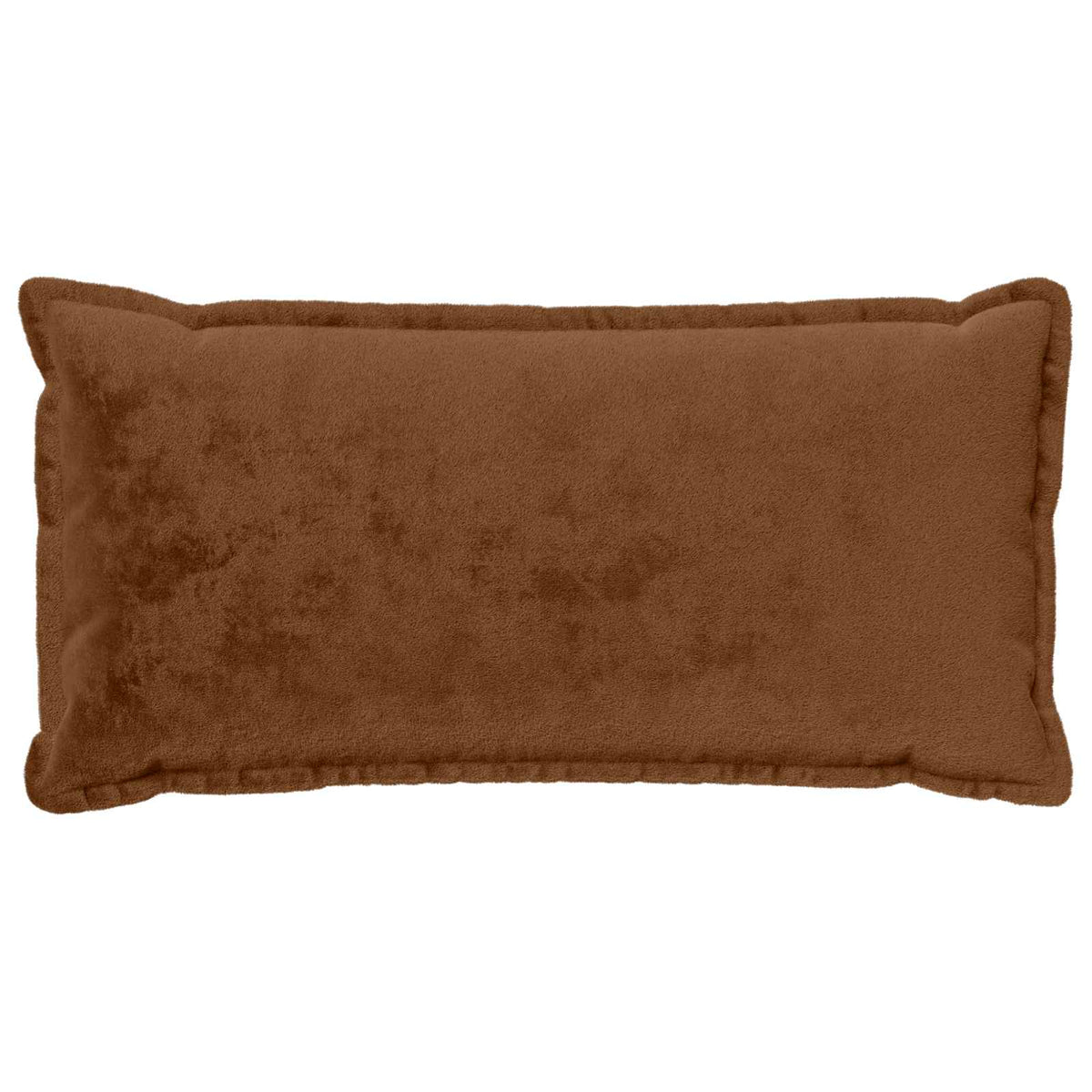 Cushion Cover 6 pcs HOUTEN Light Brown 40 x 80 cm Flannel