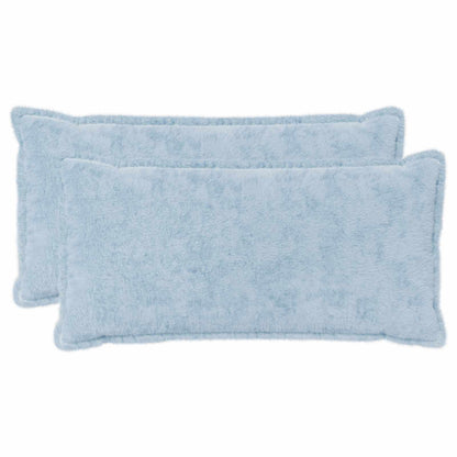 Cushion Cover 2 pcs HOUTEN Light Blue 40 x 80 cm