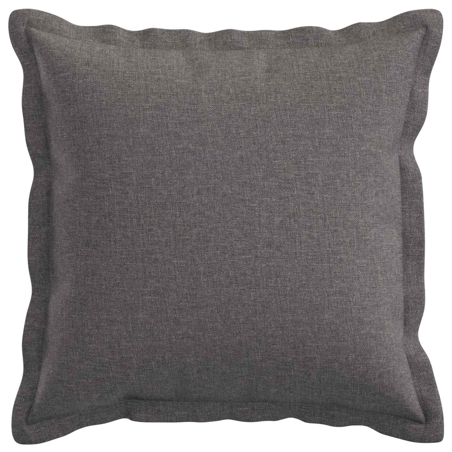 Cushion Cover 12 pcs HOUTEN Light Grey 45 x 45 cm Faux Linen