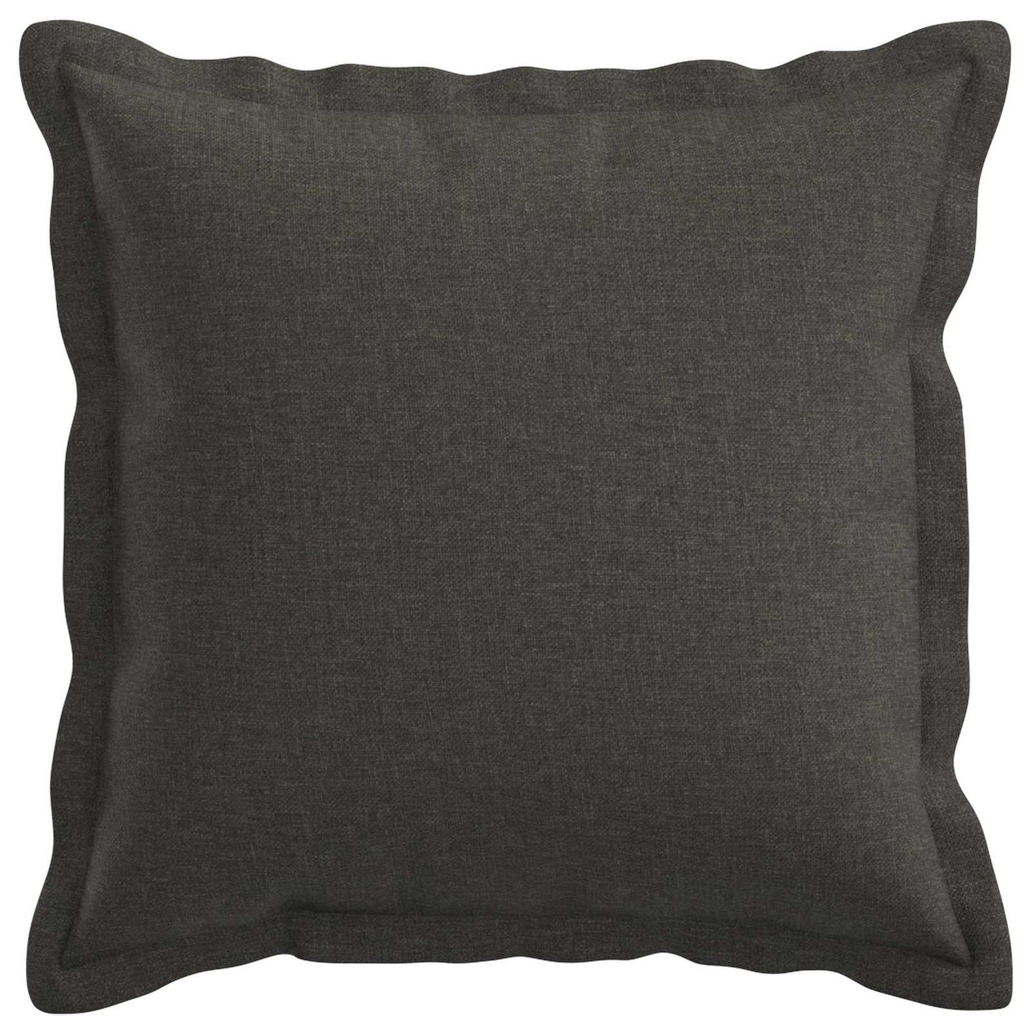 Cushion Cover 12 pcs HOUTEN Dark Grey 45 x 45 cm Faux Linen