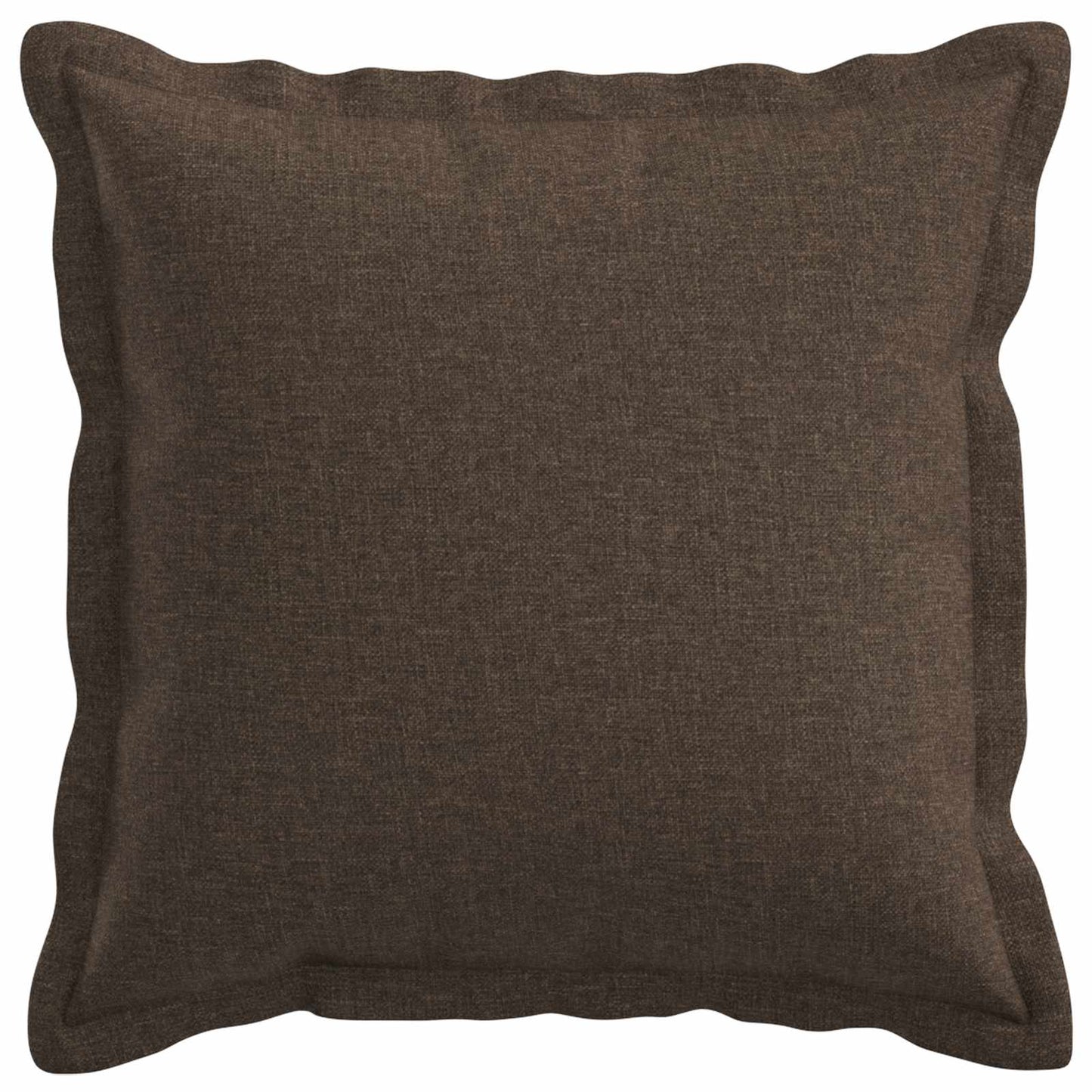 Cushion Cover 6 pcs HOUTEN Taupe 45 x 45 cm Faux Linen