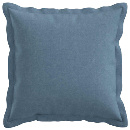Cushion Cover 6 pcs HOUTEN Jeans Blue 45 x 45 cm Faux Linen