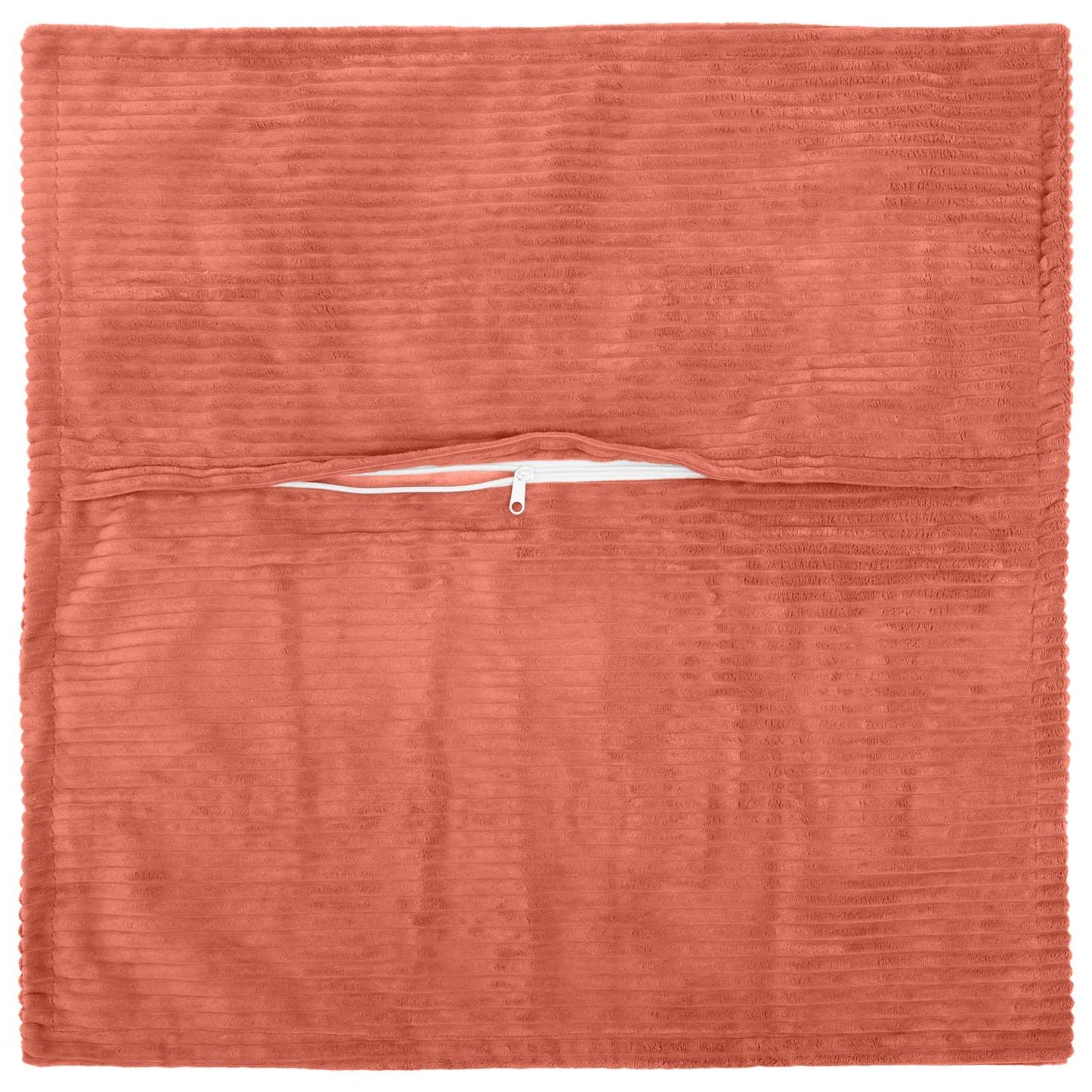Cushion Cover 6 pcs HOUTEN Red Orange 45 x 45 cm Corduroy
