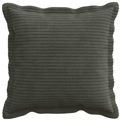 Cushion Cover 6 pcs HOUTEN Anthracite 45 x 45 cm Corduroy