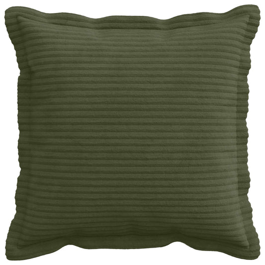 Cushion Cover 6 pcs HOUTEN Green 45 x 45 cm Corduroy