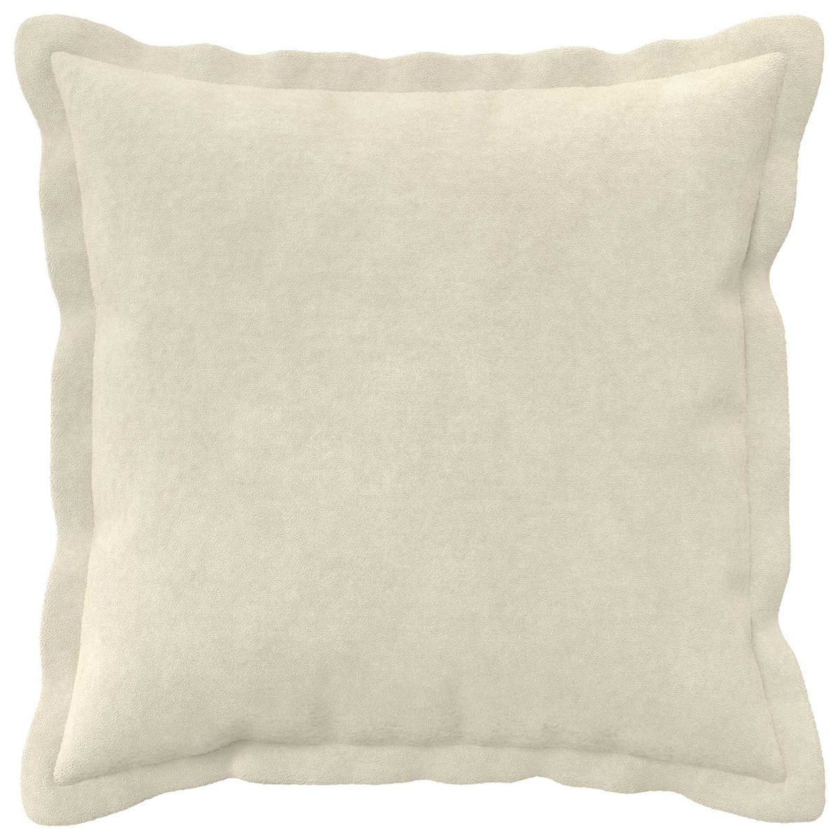 Cushion Cover 2 pcs HOUTEN Cream 45 x 45 cm Microfiber Fleece