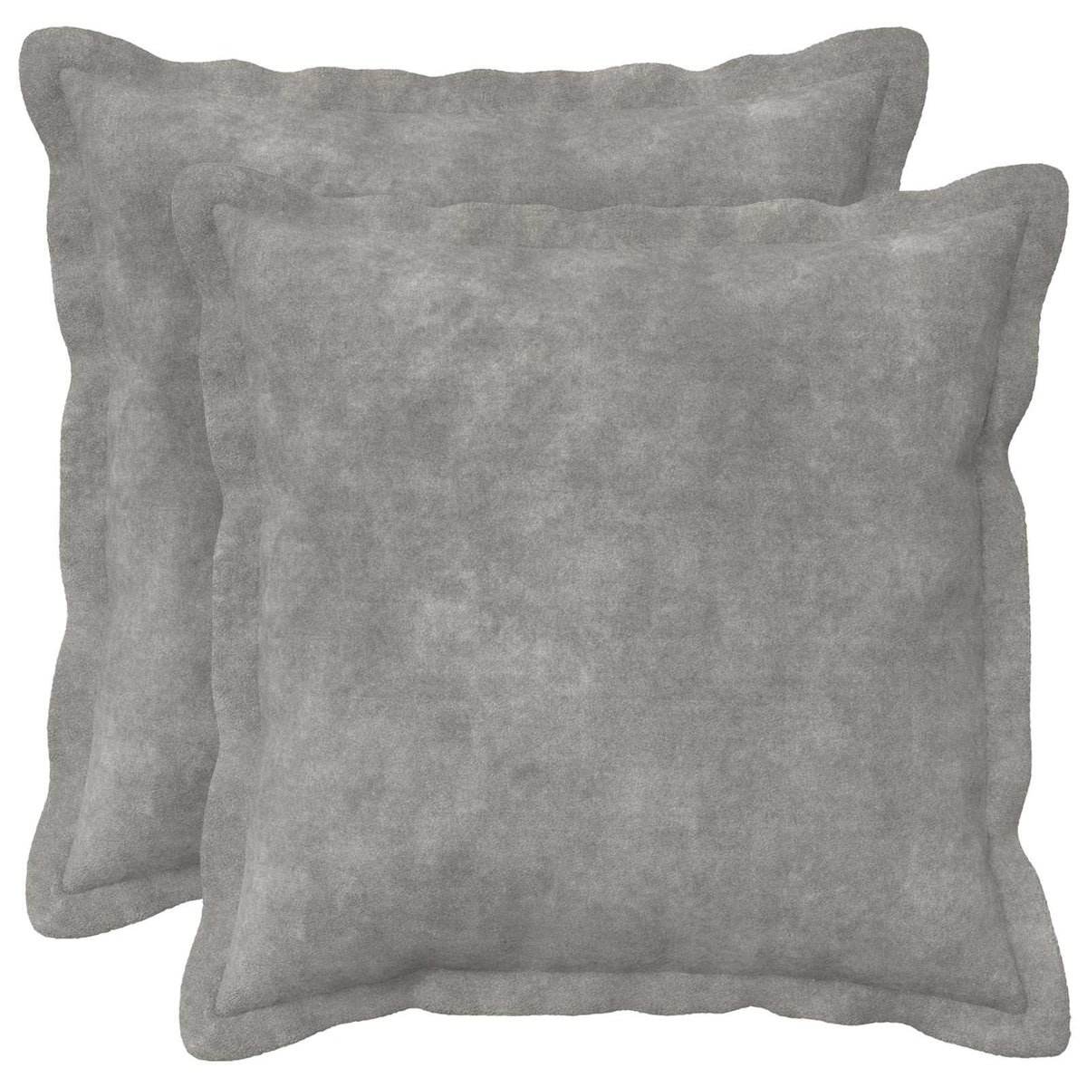 Cushion Cover 2 pcs HOUTEN Light Grey 45 x 45 cm