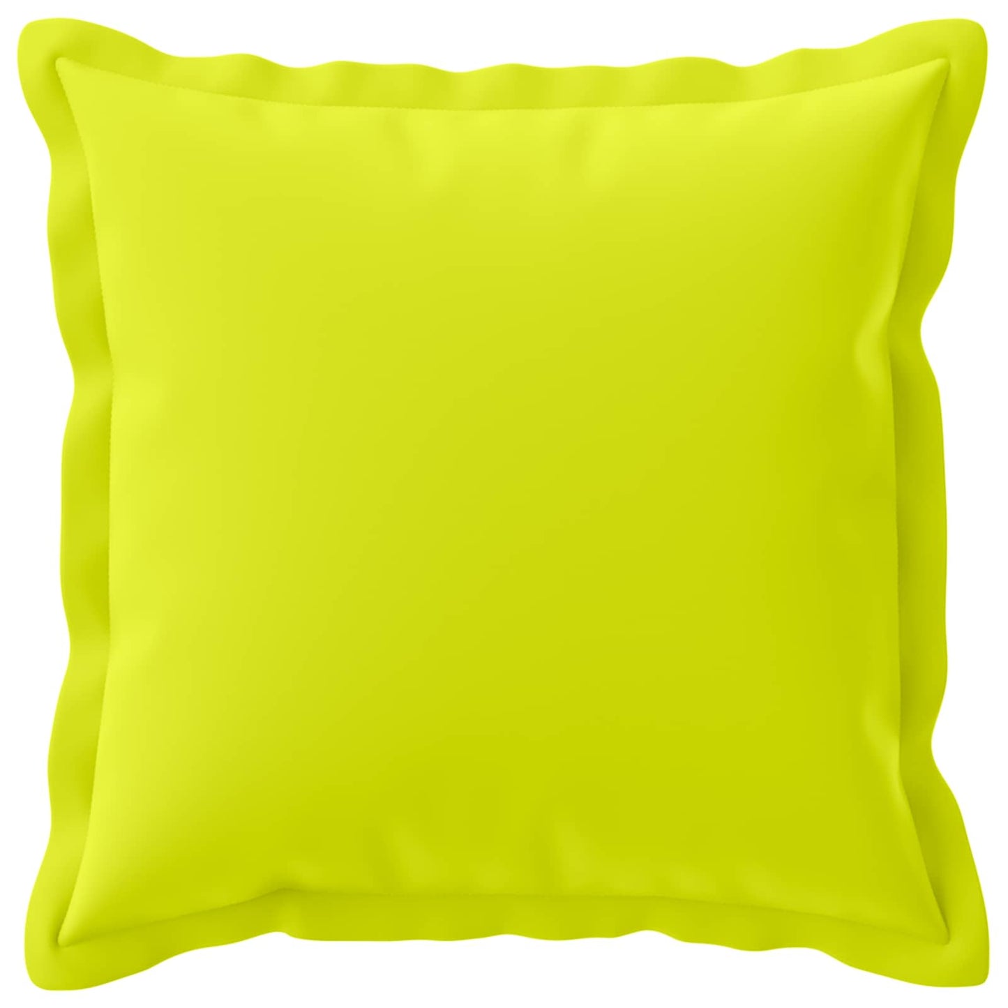 Cushion Cover 2 pcs HOUTEN Bright Green 45 x 45 cm Polyester