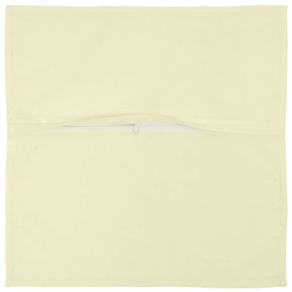 Cushion Cover 6 pcs HOUTEN Cream 45 x 45 cm Polyester