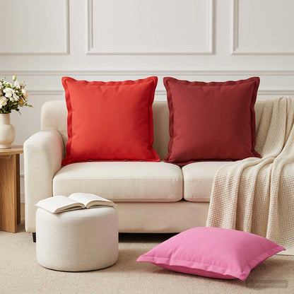 Cushion Cover 12 pcs HOUTEN Pink 50 x 50 cm Polyester