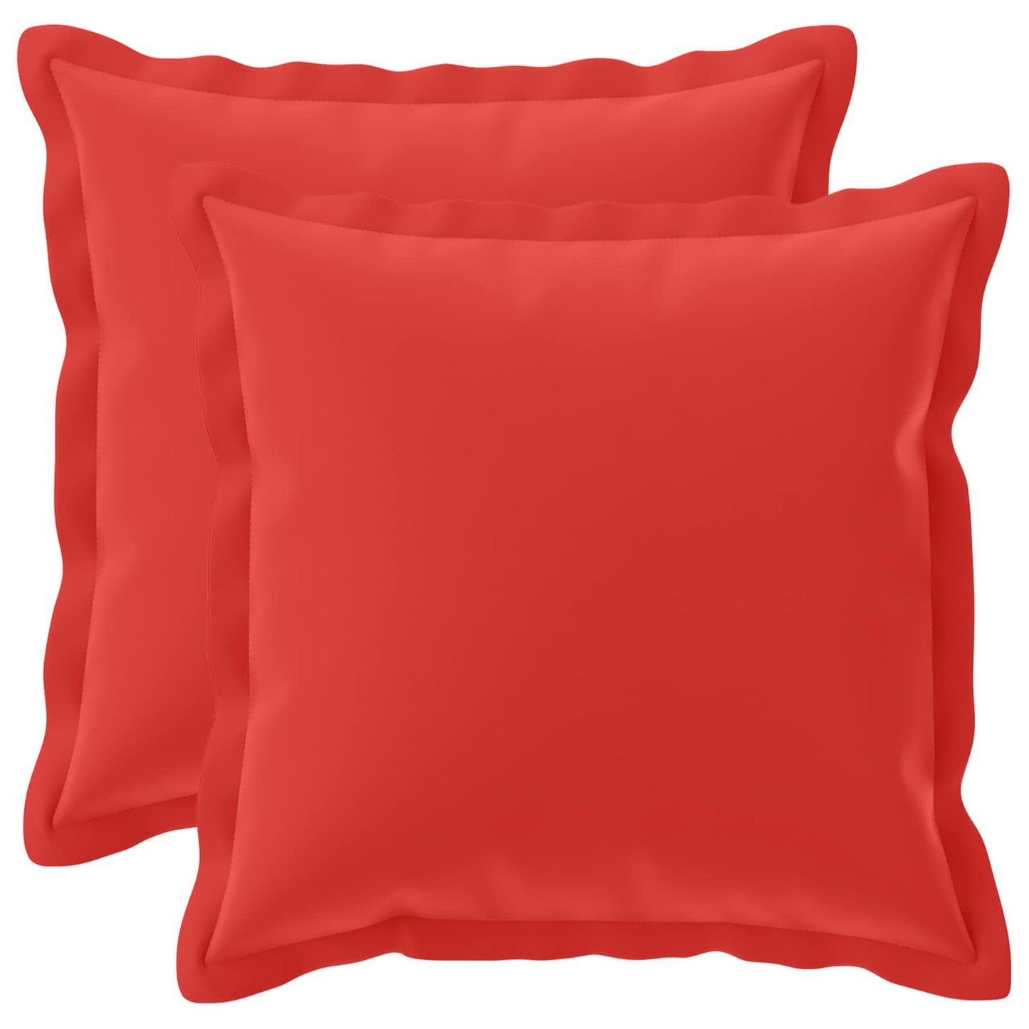 Cushion Cover 2 pcs HOUTEN Red 45 x 45 cm Polyester