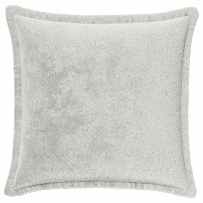 Cushion Cover 12 pcs HOUTEN Light Grey 45 x 45 cm Flannel