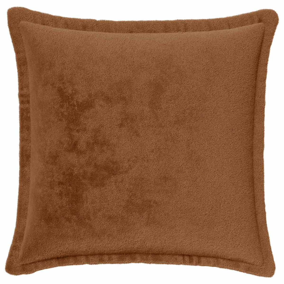 Cushion Cover 2 pcs HOUTEN Light Brown 45 x 45 cm Flannel