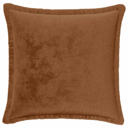 Cushion Cover 2 pcs HOUTEN Light Brown 45 x 45 cm Flannel