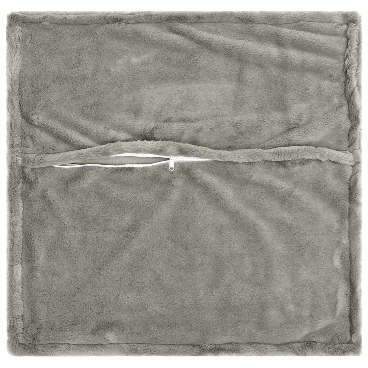 Cushion Cover 2 pcs HOUTEN Light Grey 45 x 45 cm