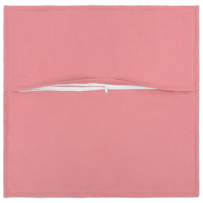 Cushion Cover 6 pcs HOUTEN Pink 50 x 50 cm Faux Linen