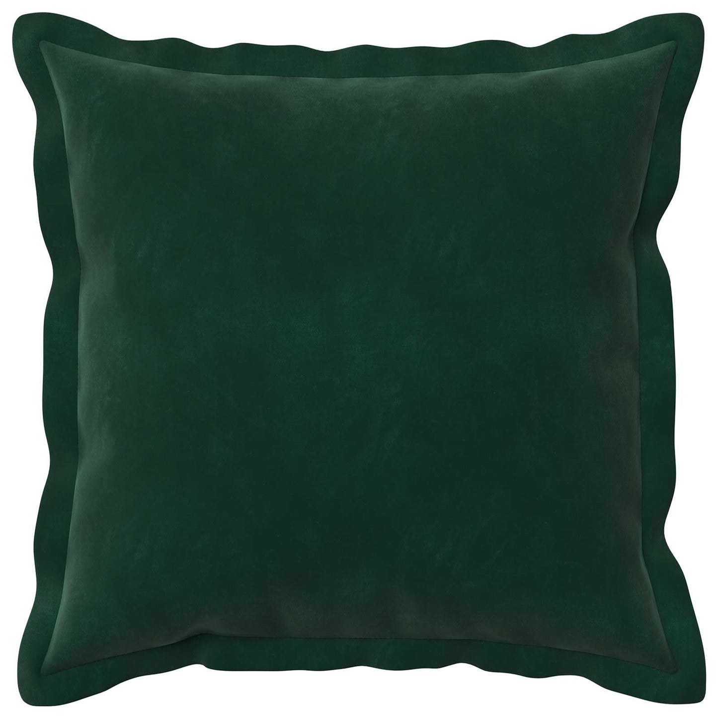 Cushion Cover 6 pcs HOUTEN Dark Green 50 x 50 cm Velvet