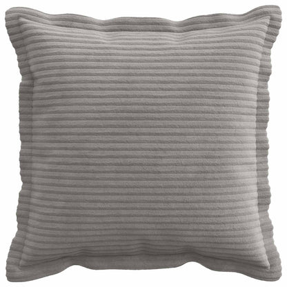 Cushion Cover 6 pcs HOUTEN Light Grey 50 x 50 cm Corduroy