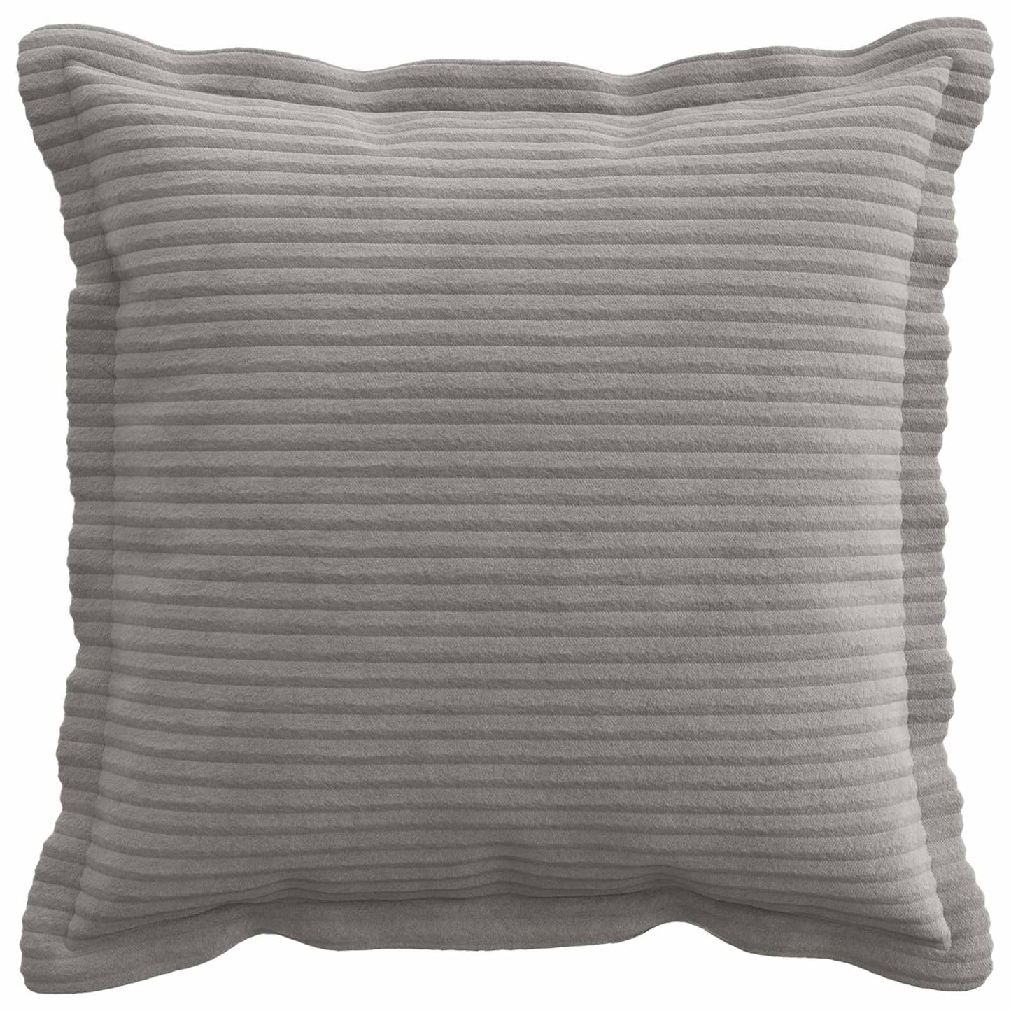 Cushion Cover 12 pcs HOUTEN Light Grey 50 x 50 cm Corduroy