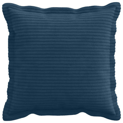 Cushion Cover 2 pcs HOUTEN Navy Blue 50 x 50 cm Corduroy