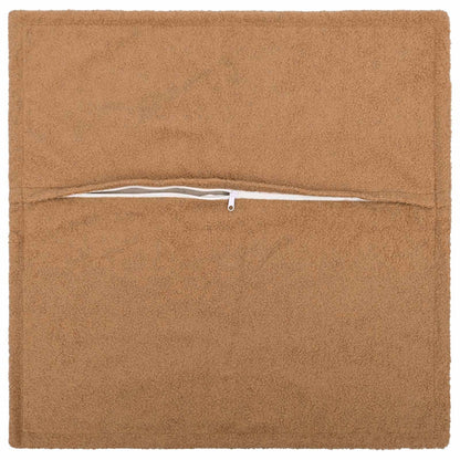Cushion Cover 12 pcs HOUTEN Beige 50 x 50 cm Bouclé