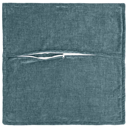 Cushion Cover 2 pcs HOUTEN Blue 50 x 50 cm Chenille Fabric