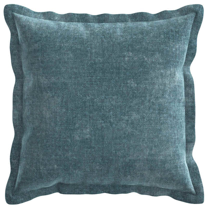 Cushion Cover 2 pcs HOUTEN Blue 50 x 50 cm Chenille Fabric