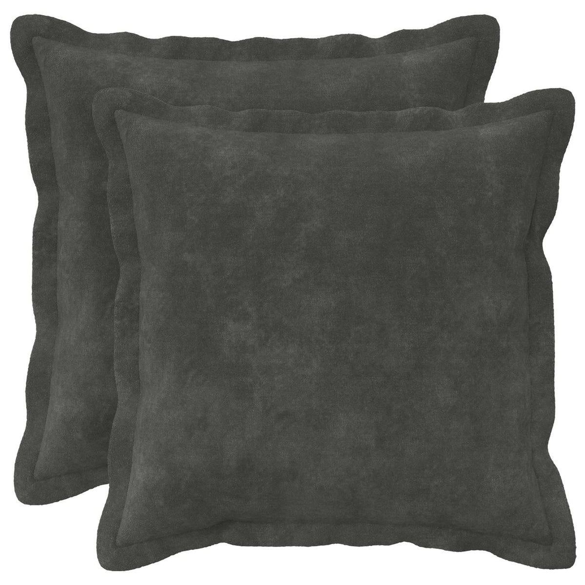 Cushion Cover 2 pcs HOUTEN Anthracite 50 x 50 cm