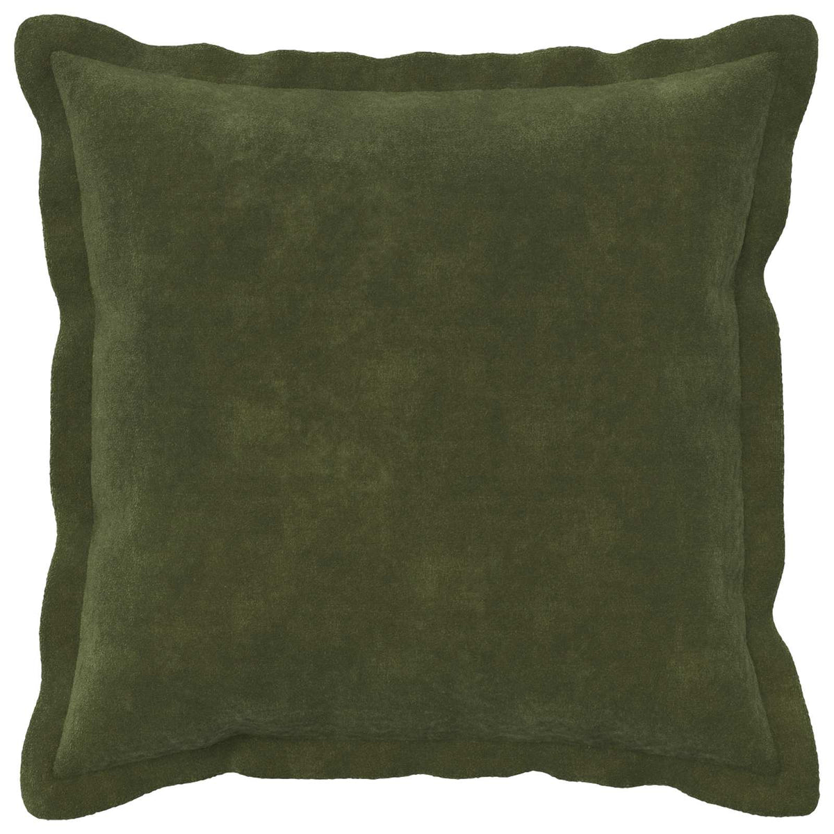 Cushion Cover 12 pcs HOUTEN Green 50 x 50 cm Microfiber Fleece