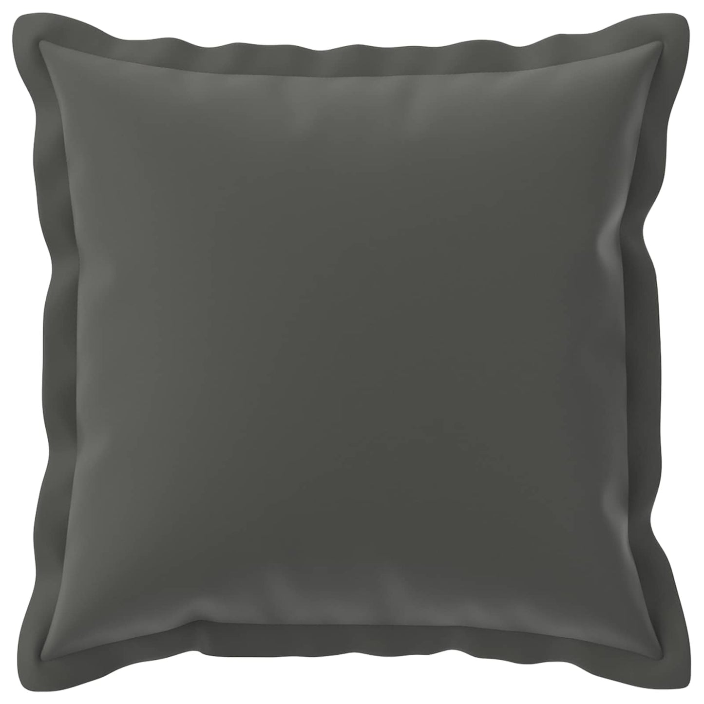 Cushion Cover 2 pcs HOUTEN Anthracite 50 x 50 cm Polyester