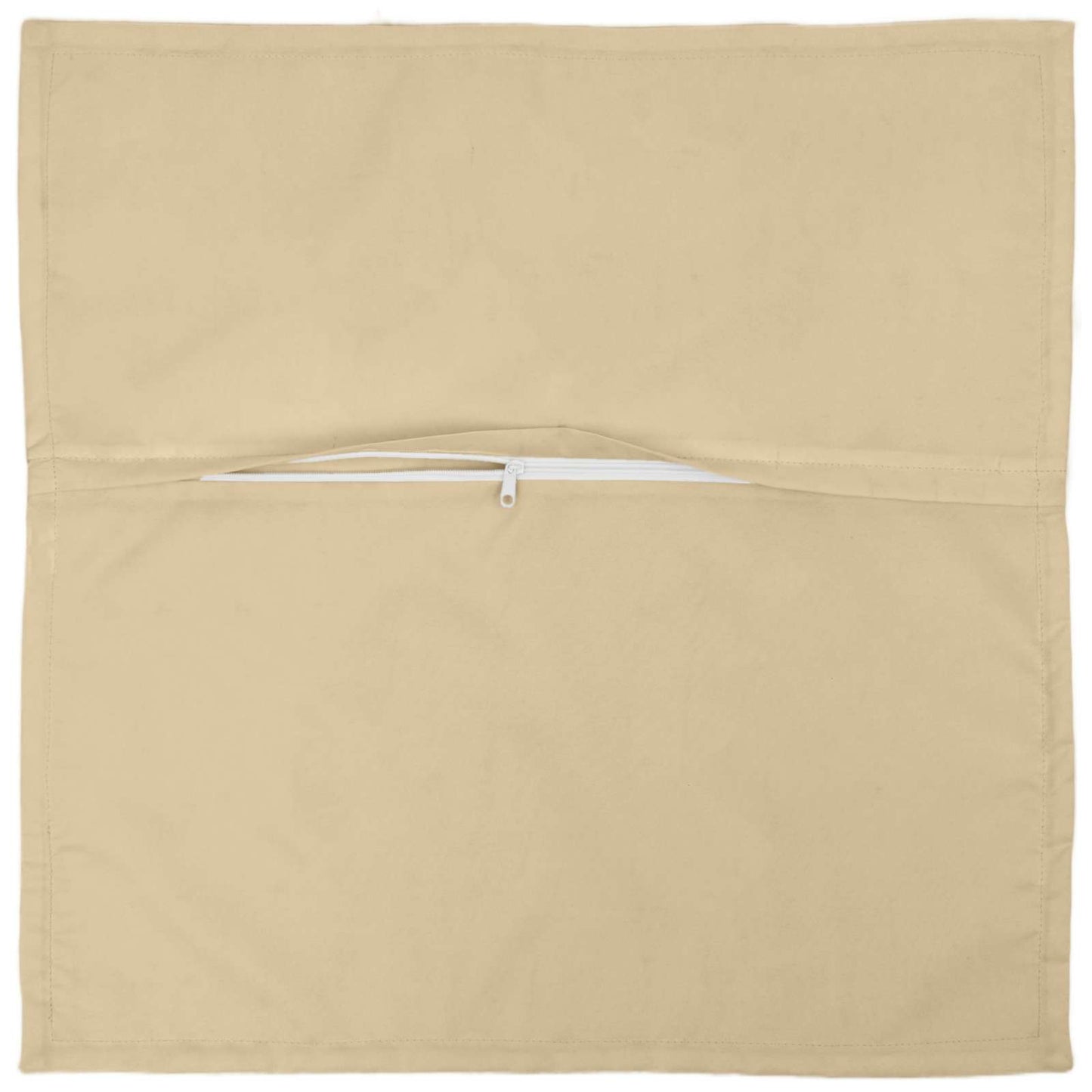 Cushion Cover 6 pcs HOUTEN Beige 50 x 50 cm Polyester