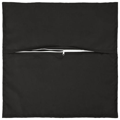 Cushion Cover 12 pcs HOUTEN Black 50 x 50 cm Polyester
