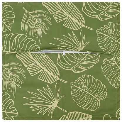 Cushion Cover 12 pcs HOUTEN Leaf Design 50 x 50 cm Polyester