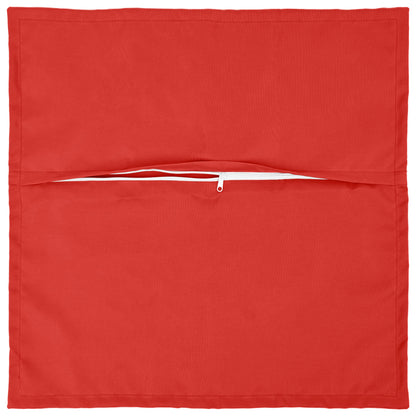 Cushion Cover 12 pcs HOUTEN Red 50 x 50 cm Polyester