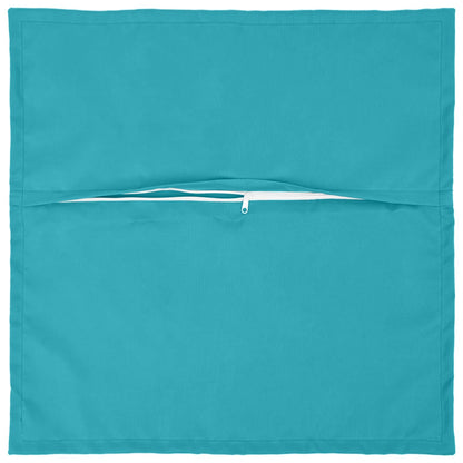 Cushion Cover 12 pcs HOUTEN Turquoise 50 x 50 cm Polyester