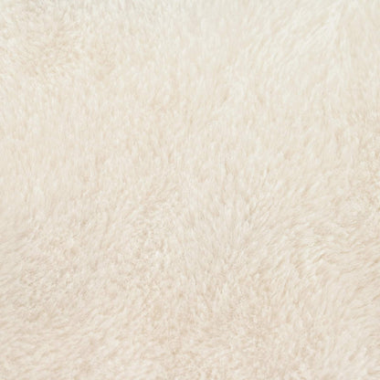 Cushion Cover 12 pcs HOUTEN White 50 x 50 cm Faux Rabbit Fur