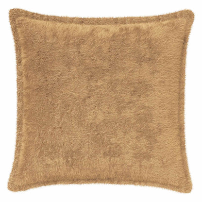 Cushion Cover 6 pcs HOUTEN Taupe 50 x 50 cm Faux Rabbit Fur