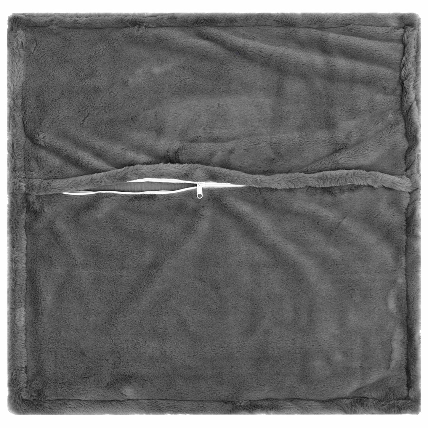 Cushion Cover 12 pcs HOUTEN Dark Grey 50 x 50 cm