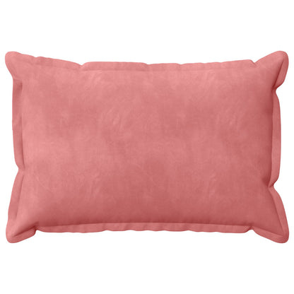 Cushion Cover 6 pcs HOUTEN Pink 50 x 70 cm Velvet