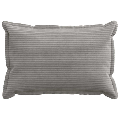 Cushion Cover 6 pcs HOUTEN Light Grey 50 x 70 cm Corduroy